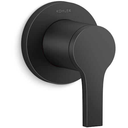 Kohler Elate Single Handle 3 Function Diverter Valve Trim - Less Valve Matte Black