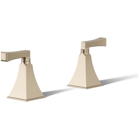 Kohler Memoirs Bath or Deck-Mount High-Flow Bath Valve Trim Only Brushed Bronze