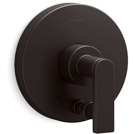 Kohler Composed Two Function Pressure Balanced Valve Trim Only with Single Lever Handle and Integrated Diverter - Less Rough In Brushed Graphite