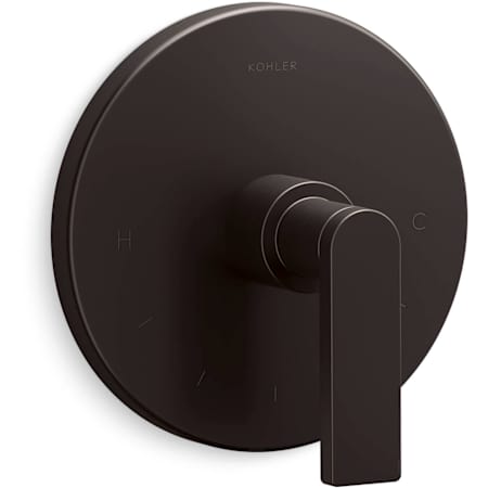 Kohler Composed Thermostatic Valve Trim Only with Single Lever Handle - Less Rough In Brushed Graphite
