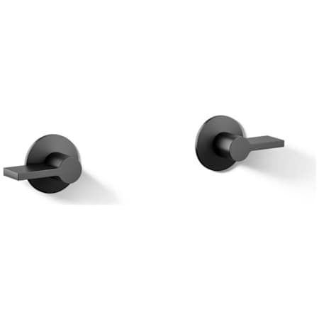 Kohler Components Wall Mount Lever Handles Trim for Bathroom Faucet Matte Black