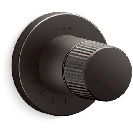 Kohler Components Single Function Volume Control Valve Trim Only with Single Knob Handle- Less Rough In Brushed Graphite