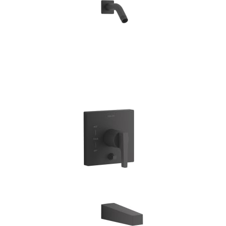 Kohler Honesty Tub and Shower Trim Package Matte Black