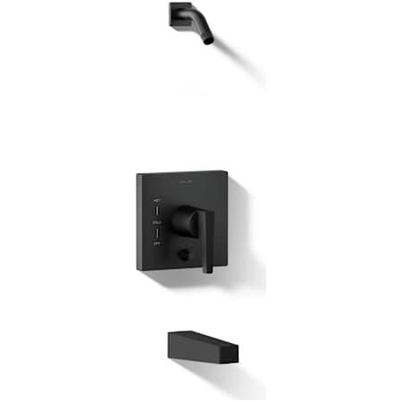 Kohler Honesty Tub and Shower Trim Package Matte Black