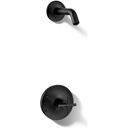 Kohler Purist Shower Only Trim Package with Rite-Temp Technology Matte Black