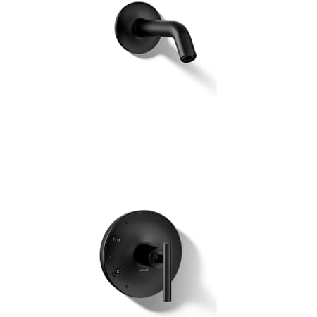 Kohler Purist Shower Only Trim Package with Rite-Temp Technology Matte Black