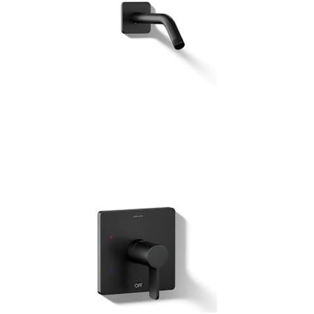 Kohler Parallel Shower Only Trim Package Shower Head Matte Black