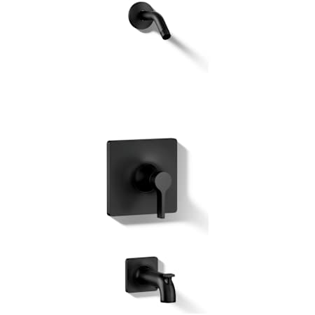 Kohler Venza Tub and Shower Trim Package Shower Head Matte Black