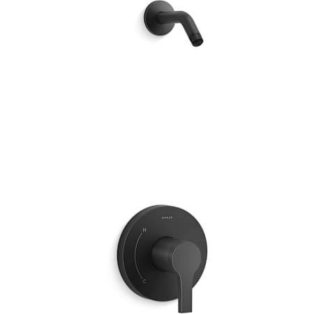 Kohler Elate Shower Only Trim Package - Less Shower Head Matte Black