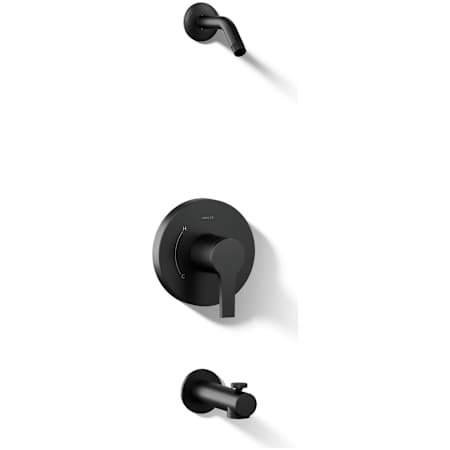 Kohler Elate Tub and Shower Trim Package with Diverter Tub Spout - Less Shower Head Matte Black