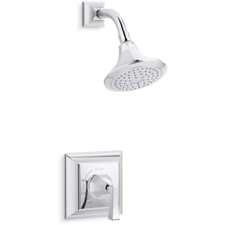 Kohler Memoirs Stately 1.75 GPM Rite-Temp Pressure Balancing Shower Trim with Decorative Lever Handle Polished Chrome