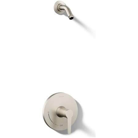 Kohler Pitch Shower Only Trim Package Brushed Nickel