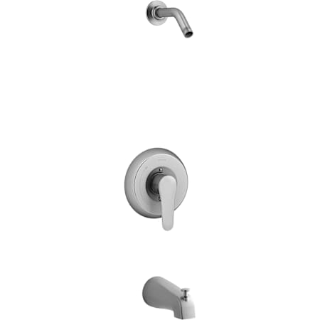 Kohler July Tub and Shower Trim Package - Less Shower Head Brushed Chrome