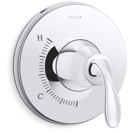 Kohler Bellera Pressure Balanced Valve Trim Only with Single Lever Handle - Less Rough In Polished Chrome