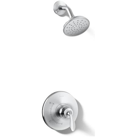 Kohler Bellera 1.75 GPM Rite Temp Shower Trim Kit with Lever Handle Polished Chrome