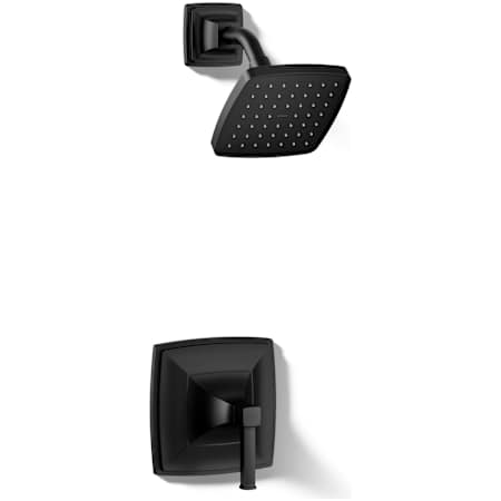 Kohler Riff Shower Only Trim Package with 1.75 GPM Single Function Shower Head Matte Black