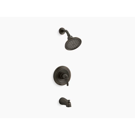 Kohler Devonshire Tub and Shower Trim Package with 1.75 GPM Single Function Shower Head Oil Rubbed Bronze (2BZ)