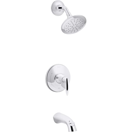 Kohler Alteo Tub and Shower Trim Package with 1.75 GPM Single Function Shower Head Polished Chrome