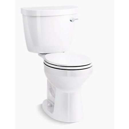 Kohler Cimarron Comfort Height Two-Piece Round-Front 1.28 GPF Chair Height Toilet White