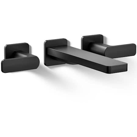 Kohler Parallel Wall Mounted Tub Filler Matte Black