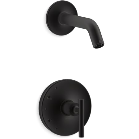 Kohler Purist Shower Only Trim Package with Rite-Temp Technology Matte Black