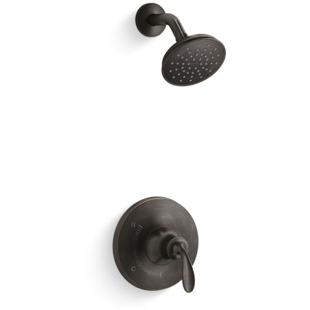 Kohler Bellera 1.75 GPM Rite Temp Shower Trim Kit with Lever Handle Oil Rubbed Bronze