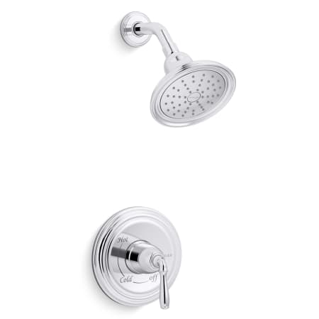 Kohler Devonshire Shower Only Trim Package with 1.75 GPM Single Function Shower Head Polished Chrome