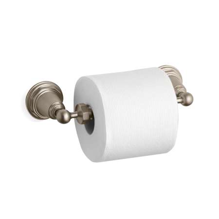 Kohler Pinstripe Double Post Toilet Paper Holder Brushed Bronze