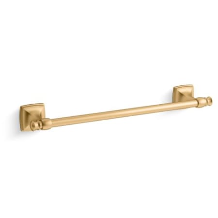 Kohler Grand 18" Towel Bar Vibrant Brushed Moderne Brass
