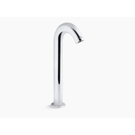 Kohler Oblo Tall 0.5 GPM Touchless Faucet with Kinesis Sensor Technology and Temperature Mixer Polished Chrome