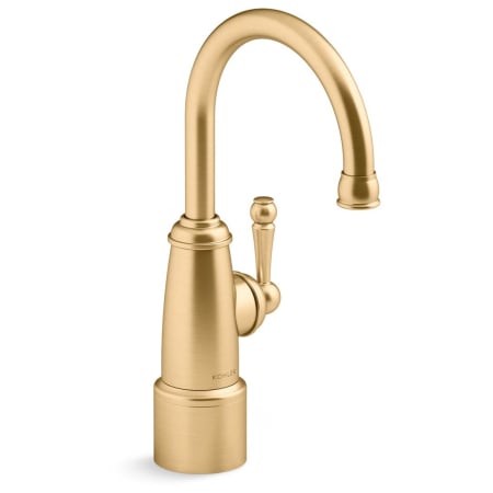 Vibrant Brushed Moderne Brass