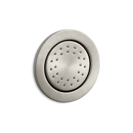 Kohler WaterTile Single Function Round Metal Body Spray with MasterClean Technology Brushed Nickel