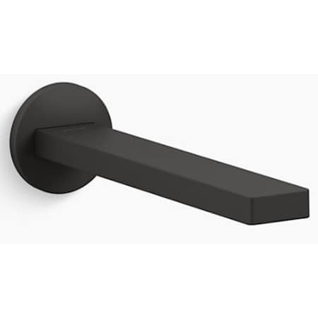 Kohler Composed 0.5 GPM Wall-mount Touchless Bathroom Sink Faucet with Kinesis Sensor Technology Matte Black
