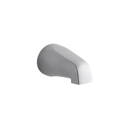 Kohler Non-Diverter Bath Spout with Slip-Fit Connection from Coralais Collection Brushed Chrome