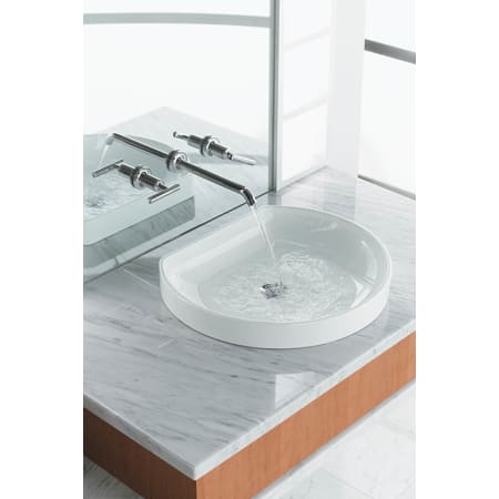 Kohler K-2333-WH Botticelli 16-3/8" Marble Vessel Sink | Ferguson Home