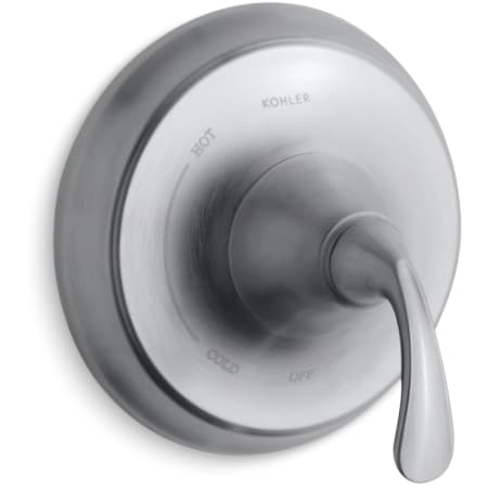 Kohler Forte Single Handle Rite-Temp Pressure Balanced Valve Trim Only with Metal Lever Handle Brushed Chrome