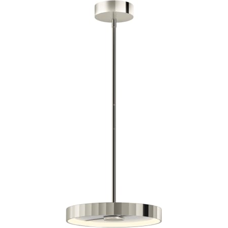 Kohler Lighting Simpalo 12" LED Pendant Light Polished Nickel
