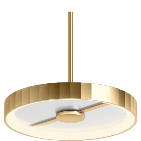 22520-PELED in Modern Brushed Gold - Alternate Angle