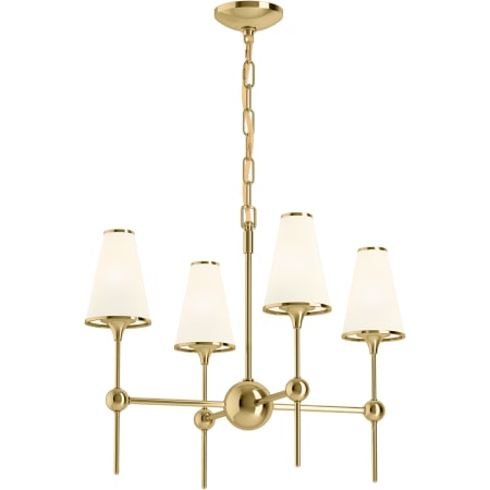 27862-CH04 in Polished Brass - Light On