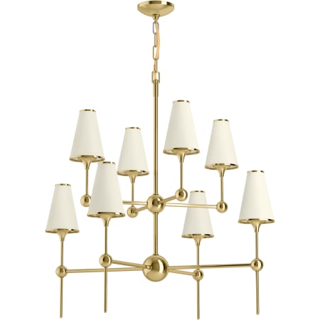 27863-CH08 in Polished Brass- Light Off