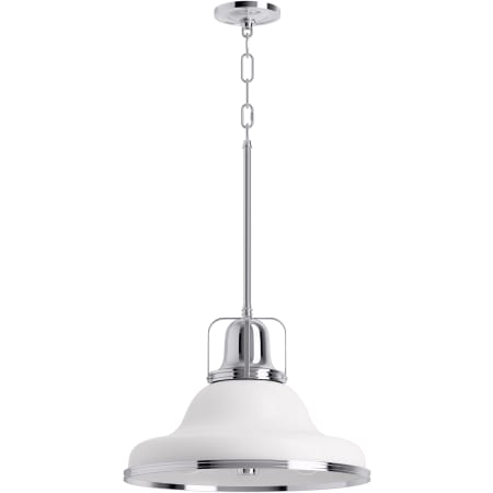 32290-PE03 in White / Polished Chrome - Light Off