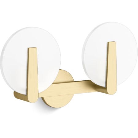 Kohler Lighting Hint 2 Light 11" Tall Wall Sconce Brushed Moderne Brass