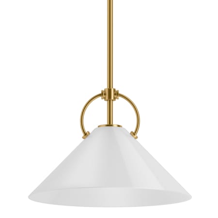 Kohler Lighting Kernen by Studio McGee 14" Wide Pendant Brushed Moderne Brass