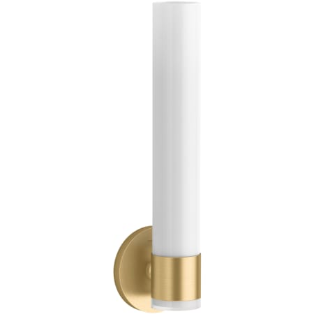 Kohler Lighting Purist 17" Tall Bathroom Sconce Brushed Moderne Brass