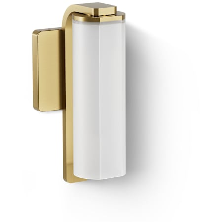 Kohler Lighting Parallel 11" Tall Bathroom Sconce Brushed Moderne Brass