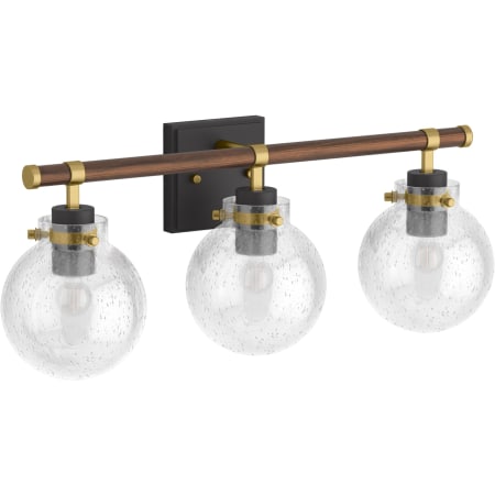 Kohler Lighting Holt 3 Light 10" Tall Wall Sconce Matte Black / Brushed Modern Brass