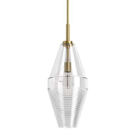 Kohler Lighting Simplice 10" Wide Diamond Pendant Brushed Moderne Brass