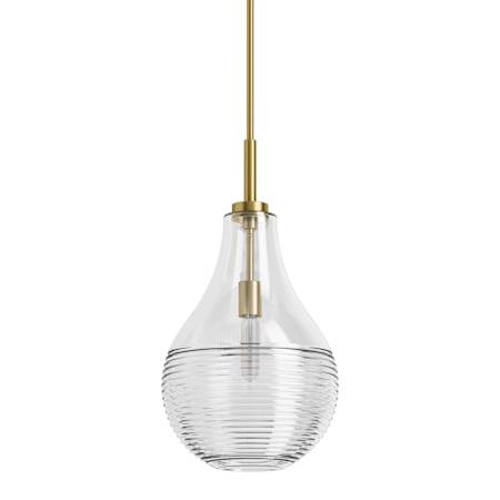 Kohler Lighting Simplice 12" Wide Teardrop Pendant Brushed Moderne Brass
