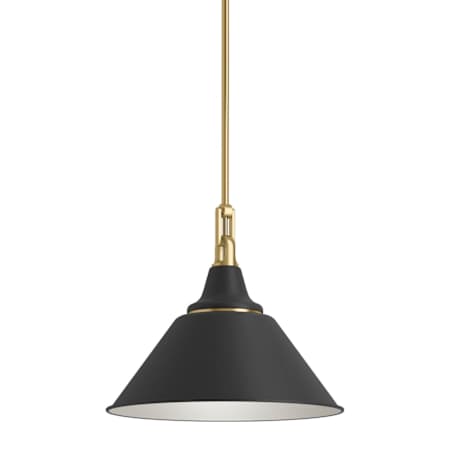 Kohler Lighting Varla 16" Wide Pendant Black / Brass