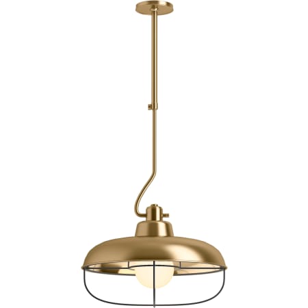 Kohler Lighting Modern Farm XL 18" Wide 1 Light Pendant Modern Brushed Gold